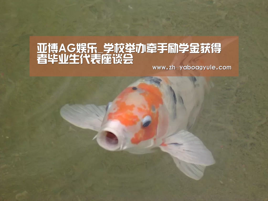 亚博AG娱乐_学校举办牵手励学金获得者毕业生代表座谈会(图3) 亚博AG娱乐