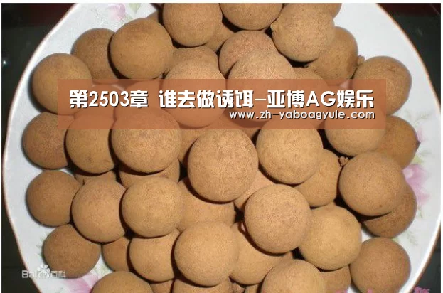 第2503章 谁去做诱饵-亚博AG娱乐(图3) 亚博AG娱乐